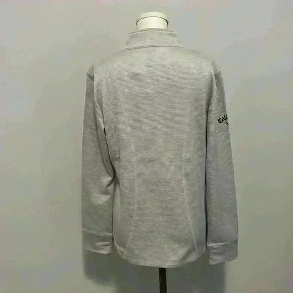 Callaway Opti Series Thermal Insulation Cold Series Full Zip Up Sweater Size M - Picture 3 of 10